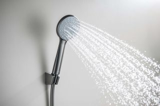 Душевая лейка Aquatek Бетта AQ2032BGM шлифованный чёрный хром